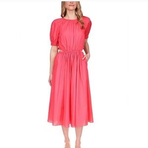 NWT Michael Kors Elegant Pink Midi Dress